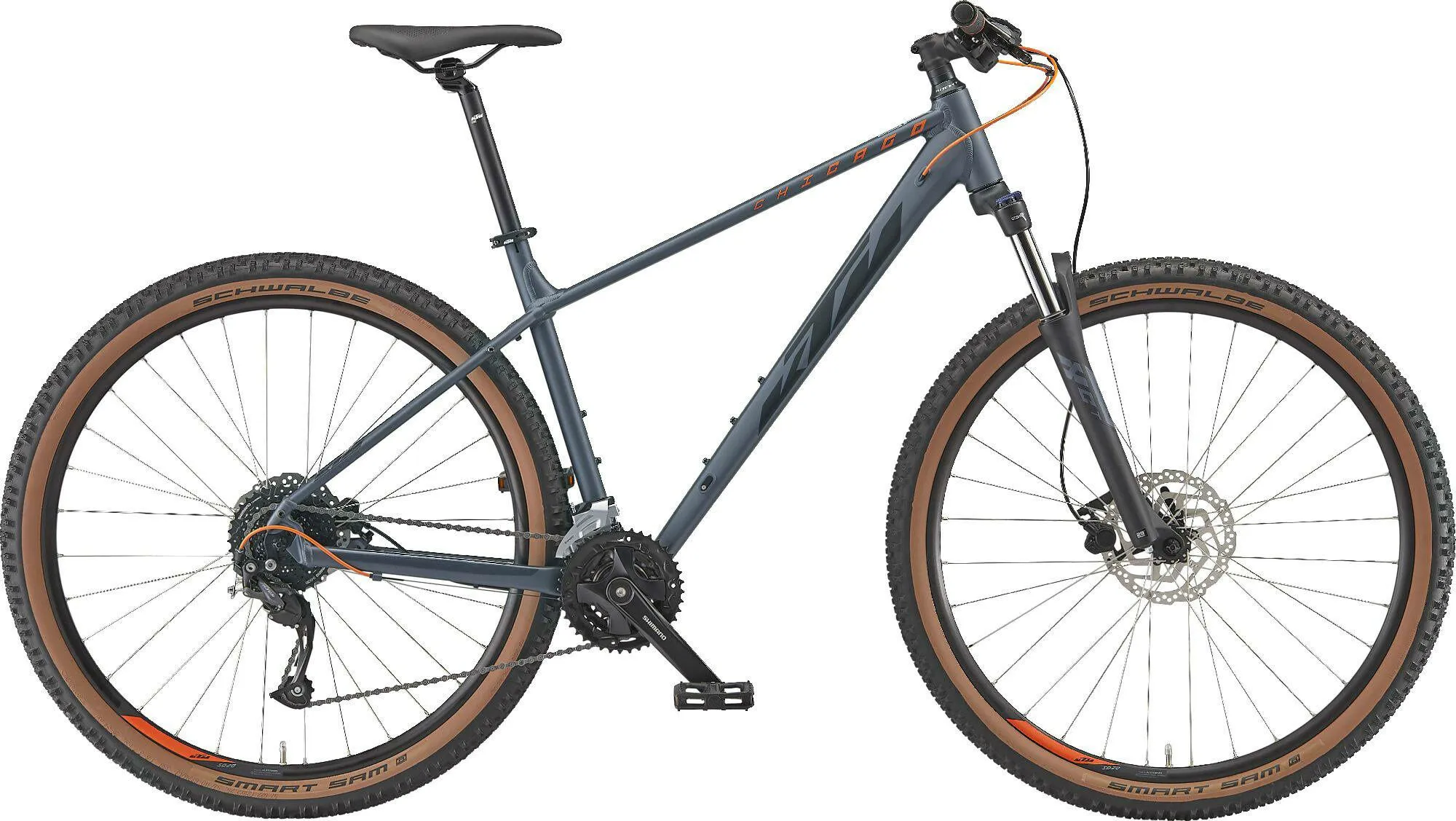 Ktm CHICAGO 271 metallic grey matt (black+orange) 27,5" Diamant Ktm CHICAGO 271 metallic grey matt (black+orange) 27,5" Diamant
