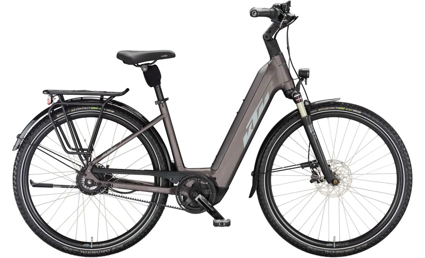 Ktm Macina City 710 Belt elderberry matt (grey+orange) 28" 750 Wh Wave Ktm Macina City 710 Belt elderberry matt (grey+orange) 28" 750 Wh Wave