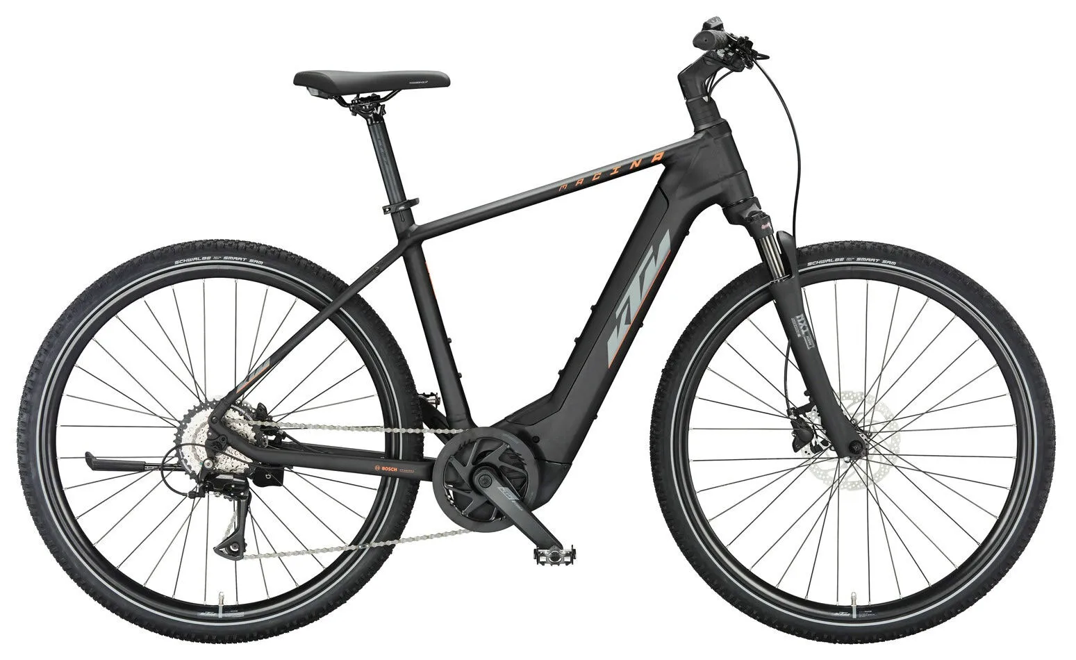 Ktm Macina Cross 510 black matt (grey+orange) 28" 500 Wh Diamant Ktm Macina Cross 510 black matt (grey+orange) 28" 500 Wh Diamant
