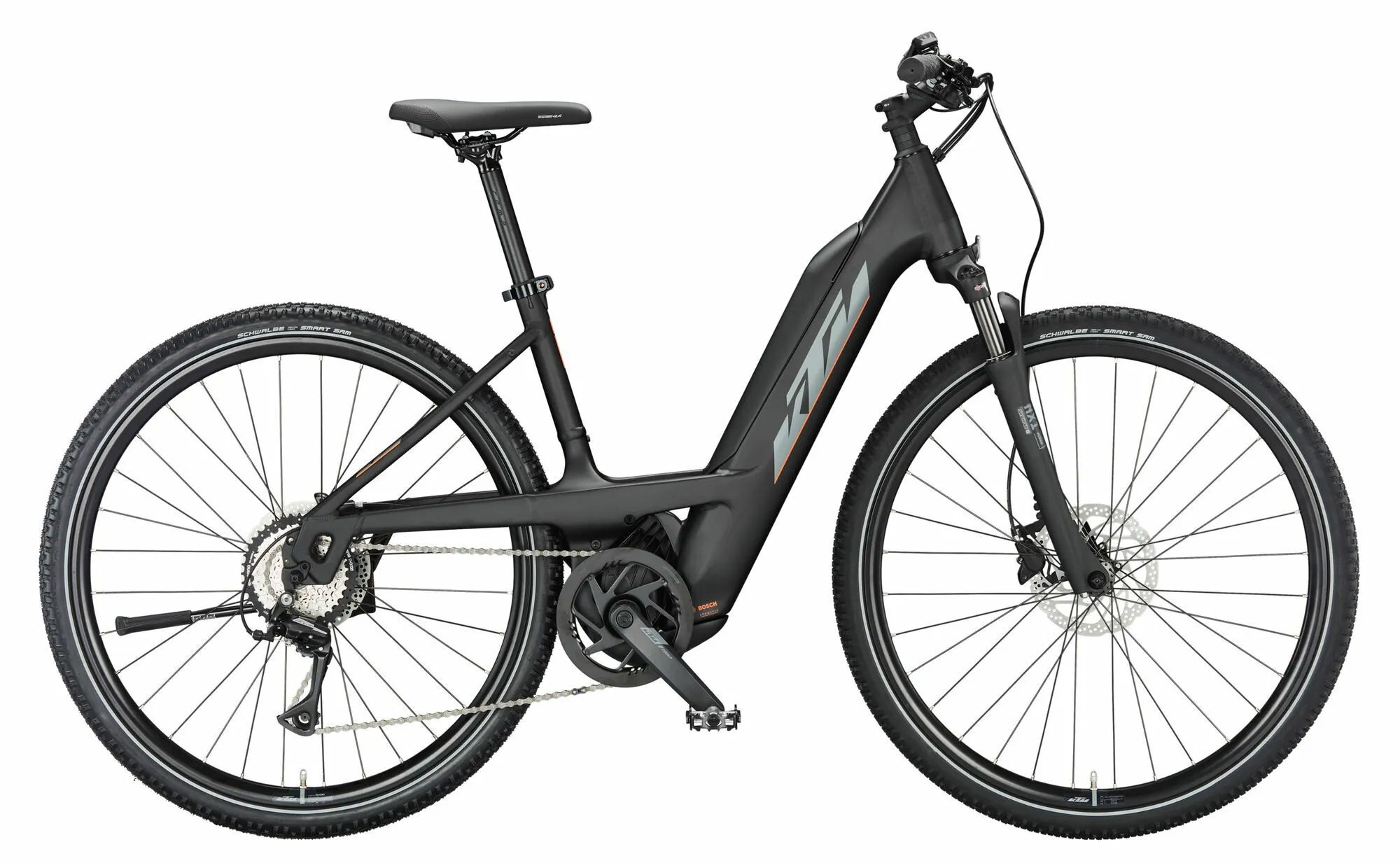 Ktm Macina Cross 510 black matt (grey+orange) 28" 500 Wh Wave, Hersteller-black matt (grey+orange), 51cm Ktm Macina Cross 510 black matt (grey+orange) 28" 500 Wh Wave, Hersteller-black matt (grey+orange), 51cm
