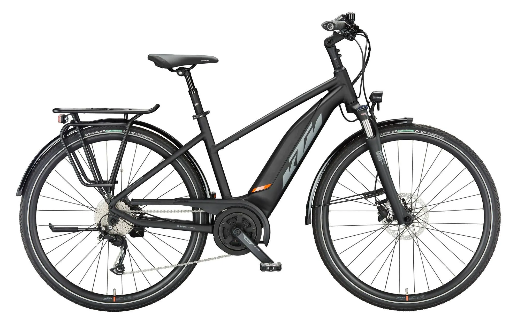Ktm MACINA FUN A510 black matt (grey+orange) 28" 500 Wh Trapez Ktm MACINA FUN A510 black matt (grey+orange) 28" 500 Wh Trapez