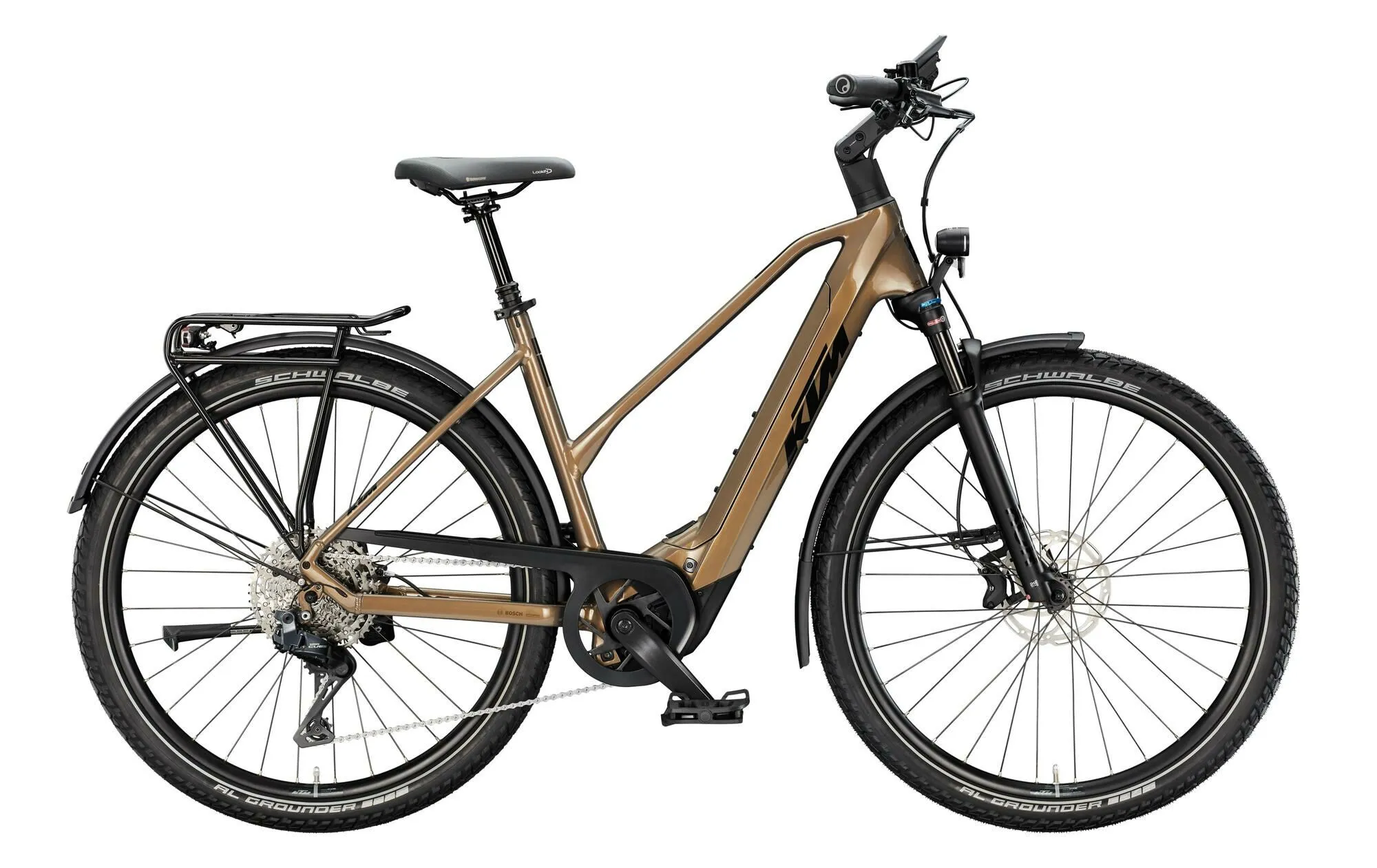 Ktm MACINA GRAN 810 Di2 OLIVE PEARL (BLACK) 29" 800 Wh Trapez, Bronze, 51cm