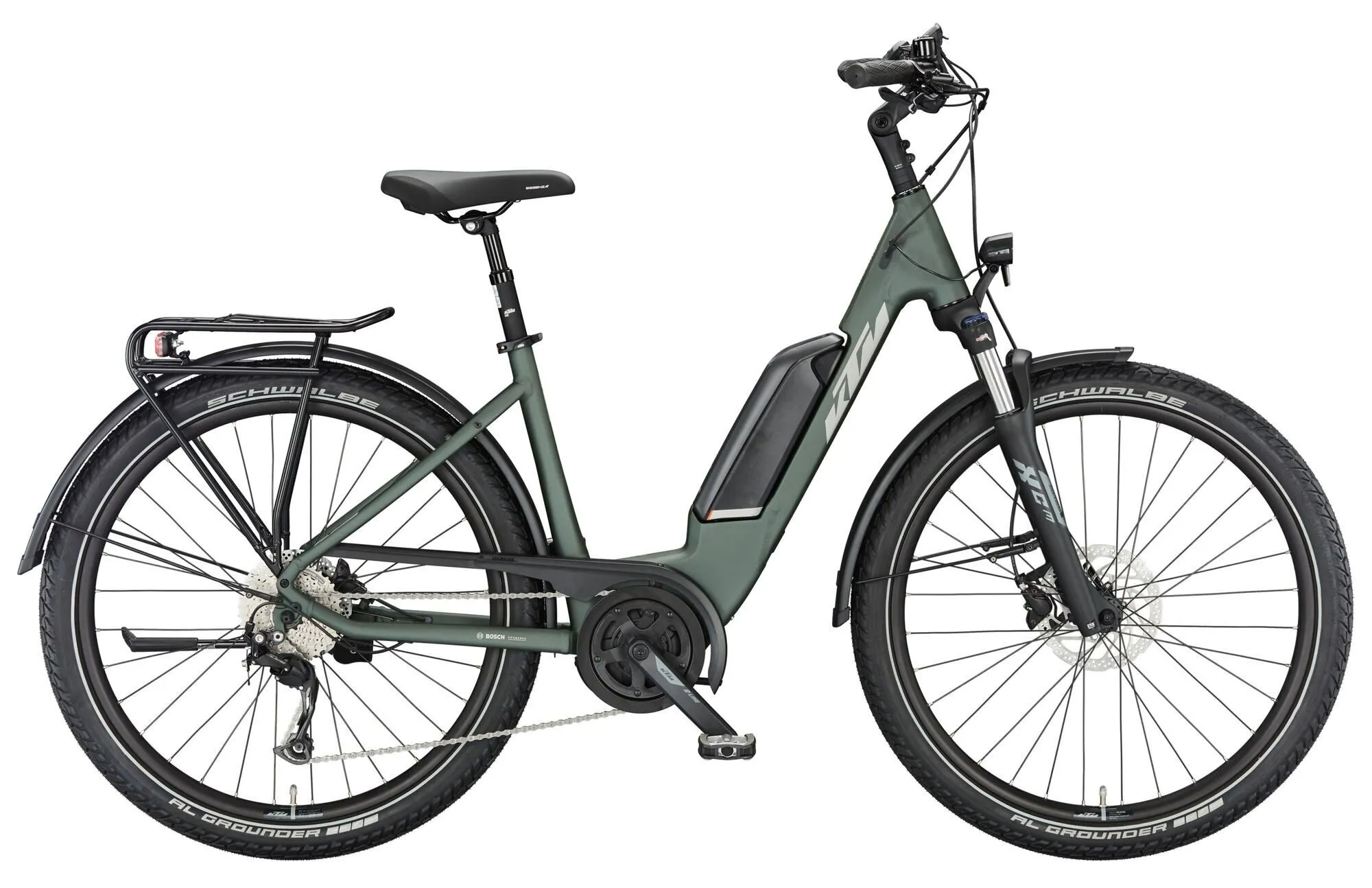 Ktm Macina Gran P510 moss grey matt (silver+orange) 27,5" 500 Wh Wave, Hersteller-moss grey matt (silver+orange), 46cm Ktm Macina Gran P510 moss grey matt (silver+orange) 27,5" 500 Wh Wave, Hersteller-moss grey matt (silver+orange), 46cm