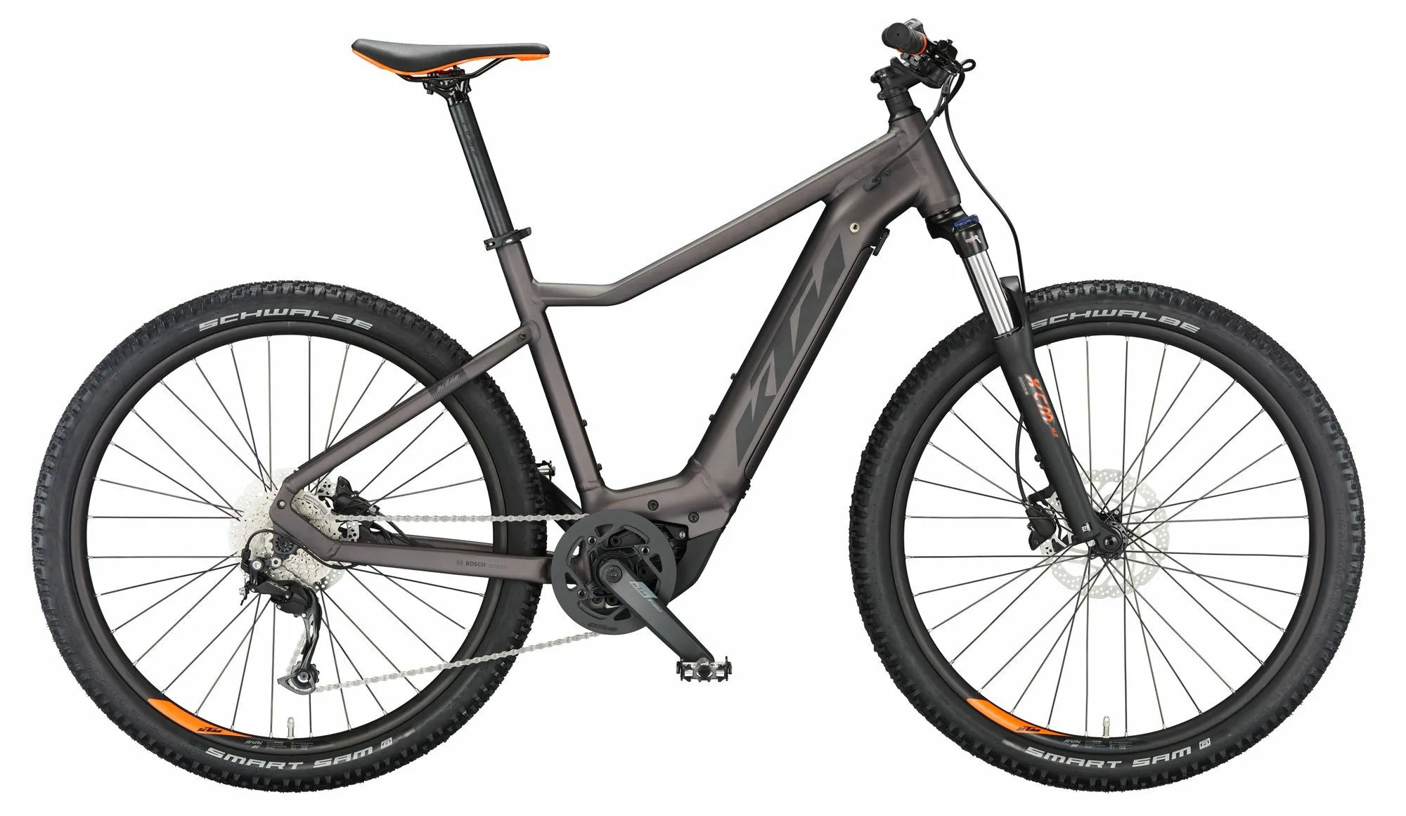 Ktm Macina Race 572 elderberry matt (black+orange) 27,5" 500 Wh Diamant, Braun 1, 38cm