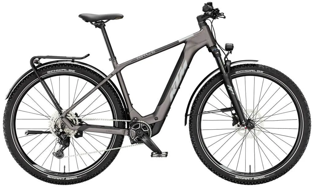 Ktm Macina Race SX LFC elderberry matt (grey+black) 29" 400 Wh Diamant, Grau, 53cm