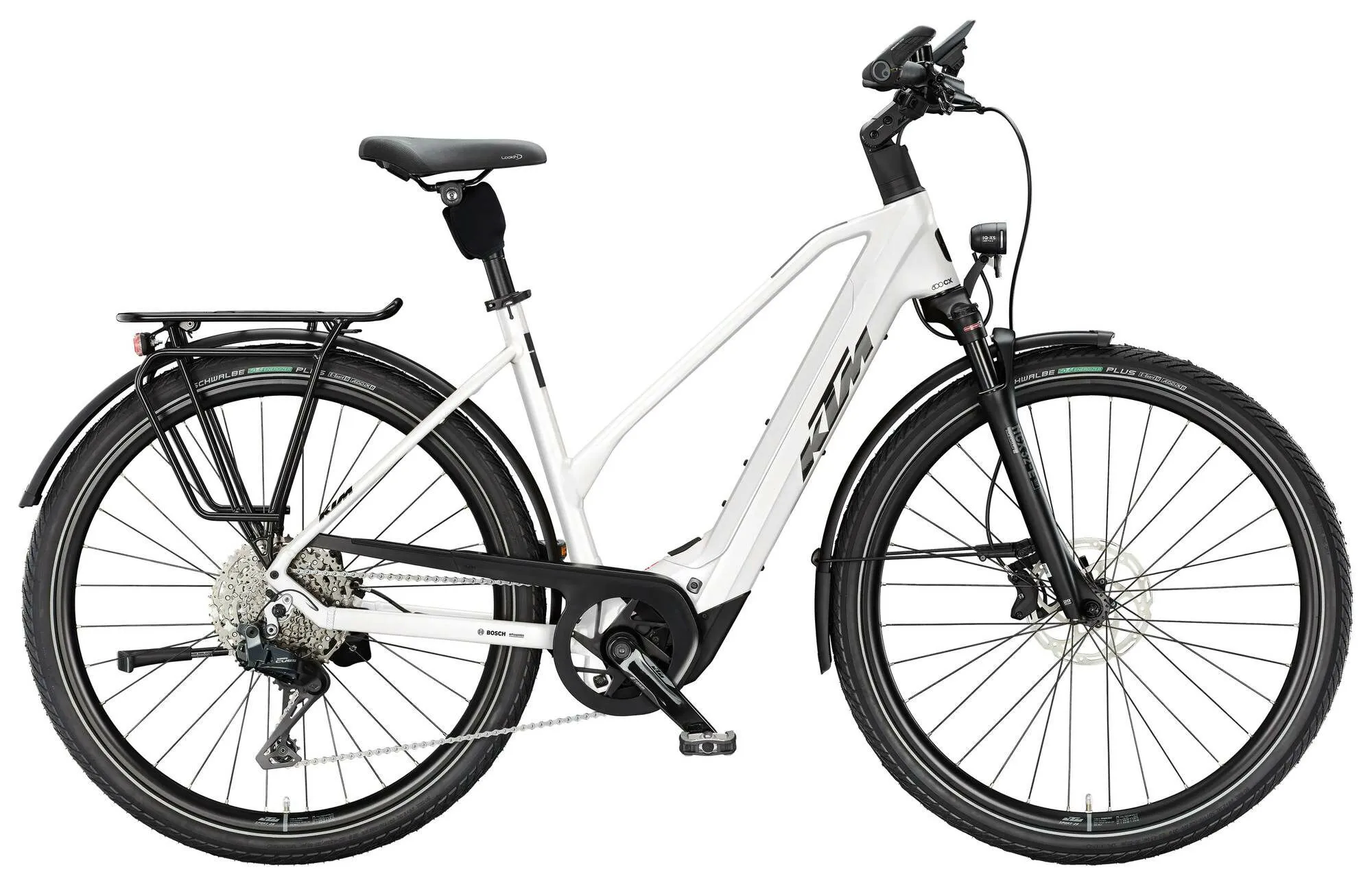 Ktm MACINA STYLE 820 WHITE (BLACK+RED) 28" 800 Wh Trapez, Hersteller-white (black+red), 46cm