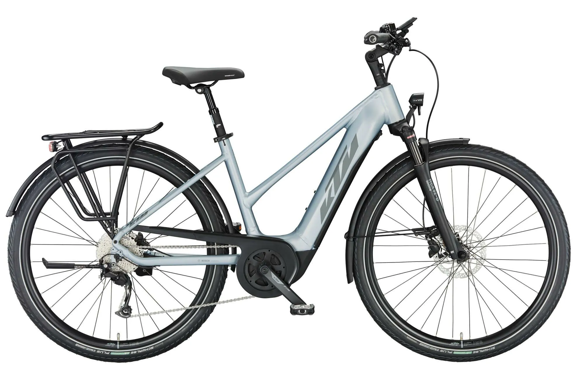 Ktm Macina Tour P510 azzurro silver matt (grey+blue) 28" 500 Wh Trapez