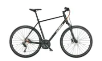 Ktm X-LIFE ACTION flaming black (silver matt+orange matt) 28" Diamant