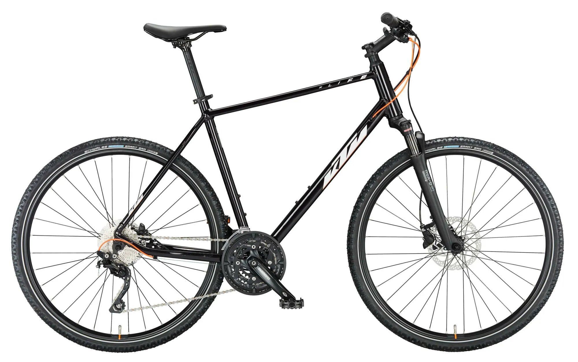 Ktm X-Life Action flaming black (silver+orange matt) 28" Diamant Ktm X-Life Action flaming black (silver+orange matt) 28" Diamant