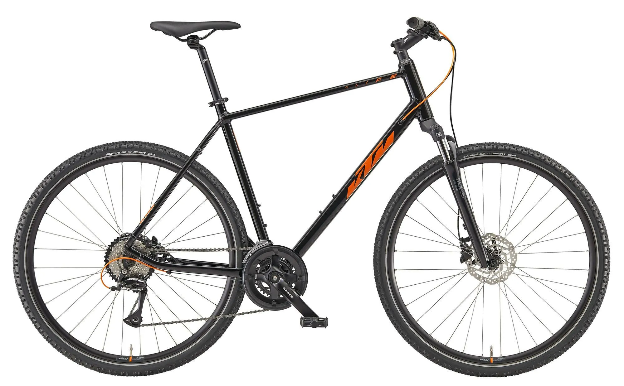 Ktm X-LIFE TRACK black (orange+silver) 28" Diamant Ktm X-LIFE TRACK black (orange+silver) 28" Diamant