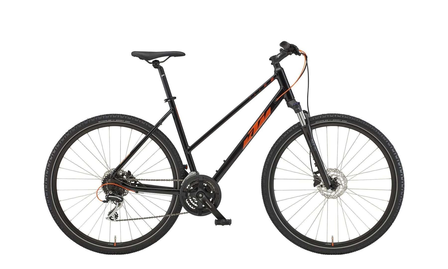 Ktm X-LIFE TRACK black (orange+silver) 28" Trapez Ktm X-LIFE TRACK black (orange+silver) 28" Trapez