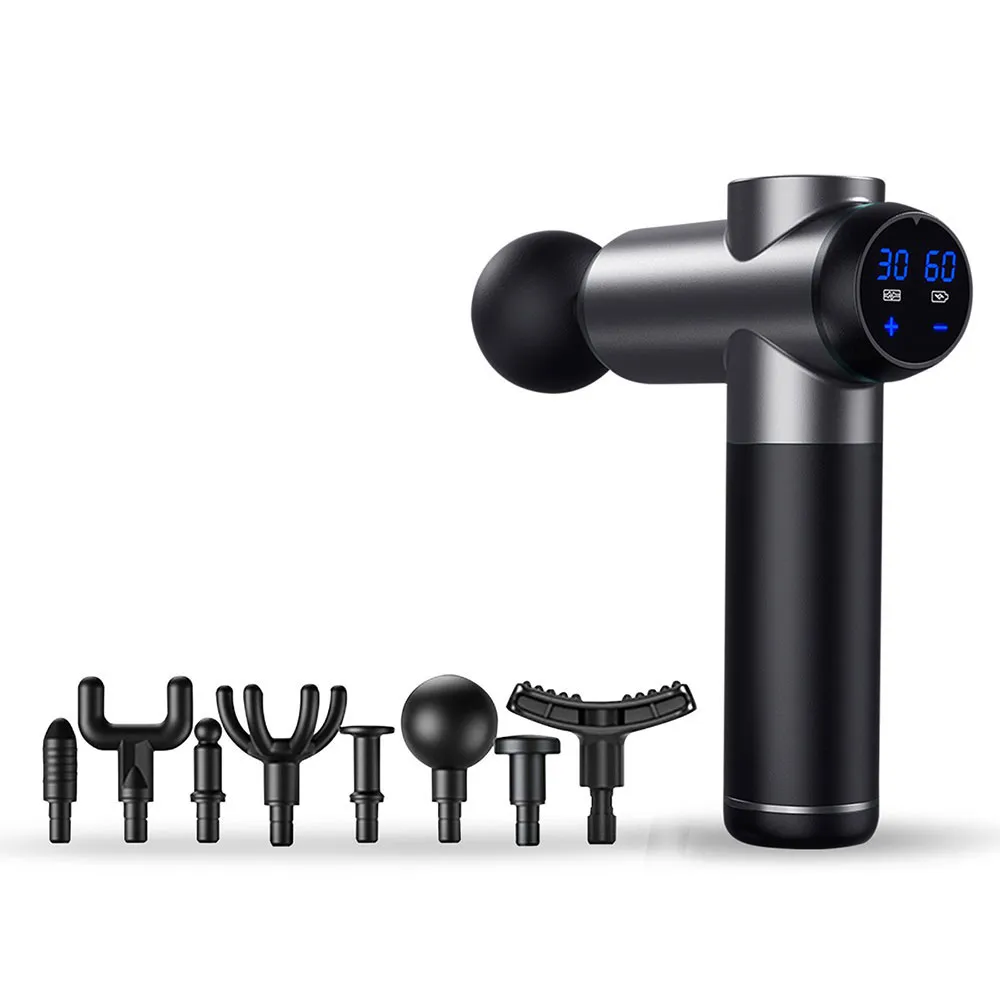 Kuken 49483 Massagepistole, Black / grey, One Size, EU Plug 220V Kuken 49483 Massagepistole, Black / grey, One Size, EU Plug 220V