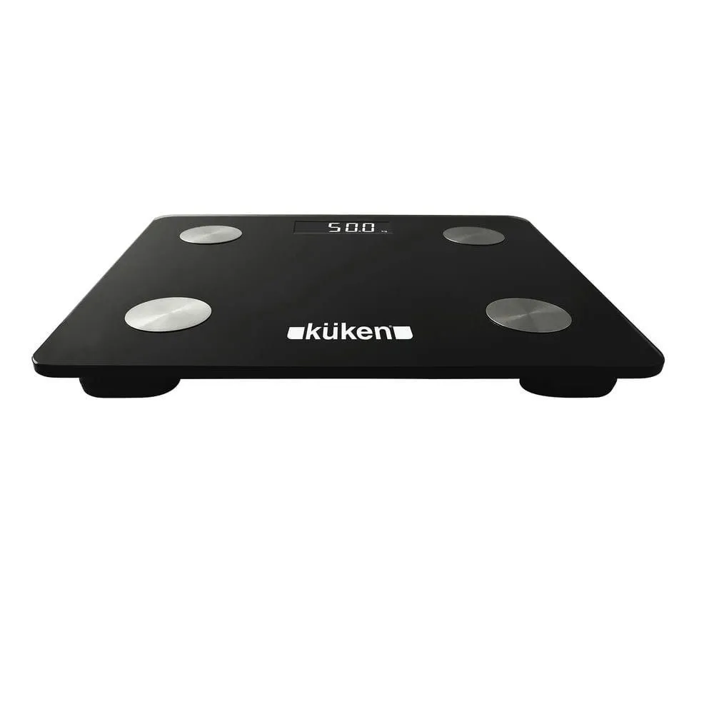 Kuken Bluetooth 200kg Waage, Black, One Size Kuken Bluetooth 200kg Waage, Black, One Size