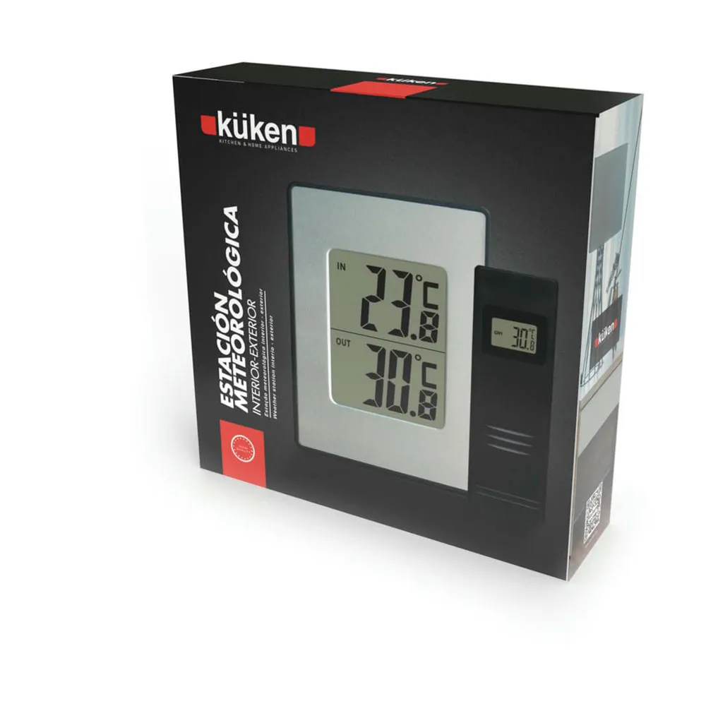 Kuken Wetterstation, Black / grey, One Size Kuken Wetterstation, Black / grey, One Size