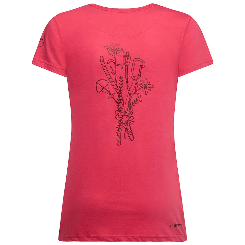 La Sportiva Climb Flower Kurzarm-t-shirt La Sportiva Climb Flower Kurzarm-t-shirt