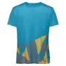 La Sportiva Comp Kurzarm-t-shirt, Tropic blue / bamboo