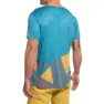 La Sportiva Comp Kurzarm-t-shirt, Tropic blue / bamboo