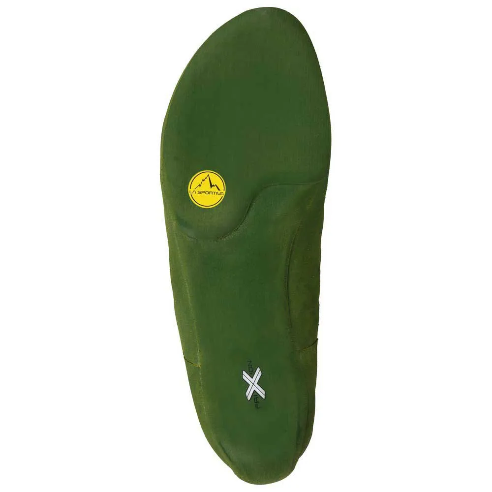 La Sportiva Geckogym Vegan Kletterschuhe, Olive / neon