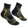 La Sportiva Mid Distance Socken, Black / yellow