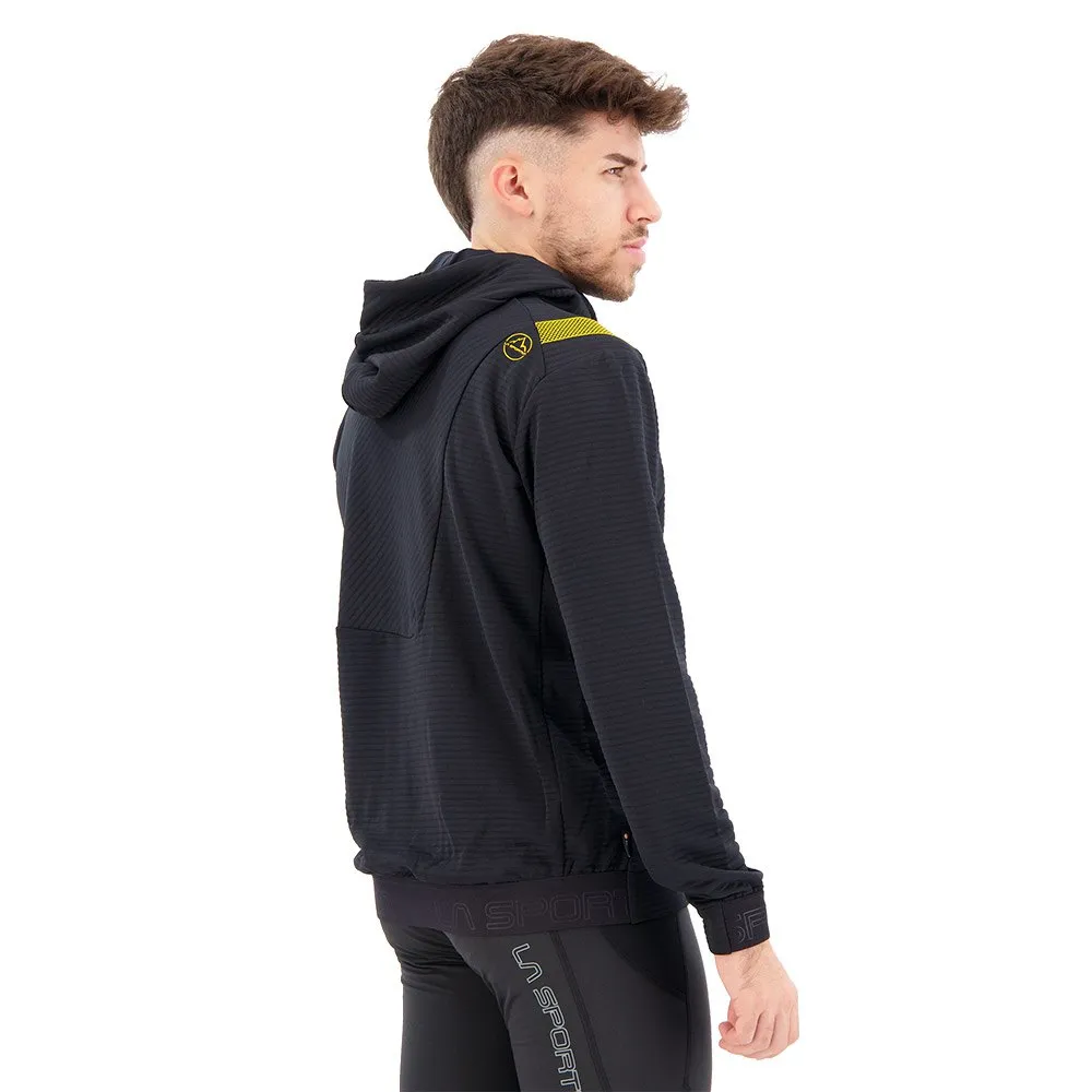 La Sportiva Mood Kapuzenpullover, Black / yellow La Sportiva Mood Kapuzenpullover, Black / yellow
