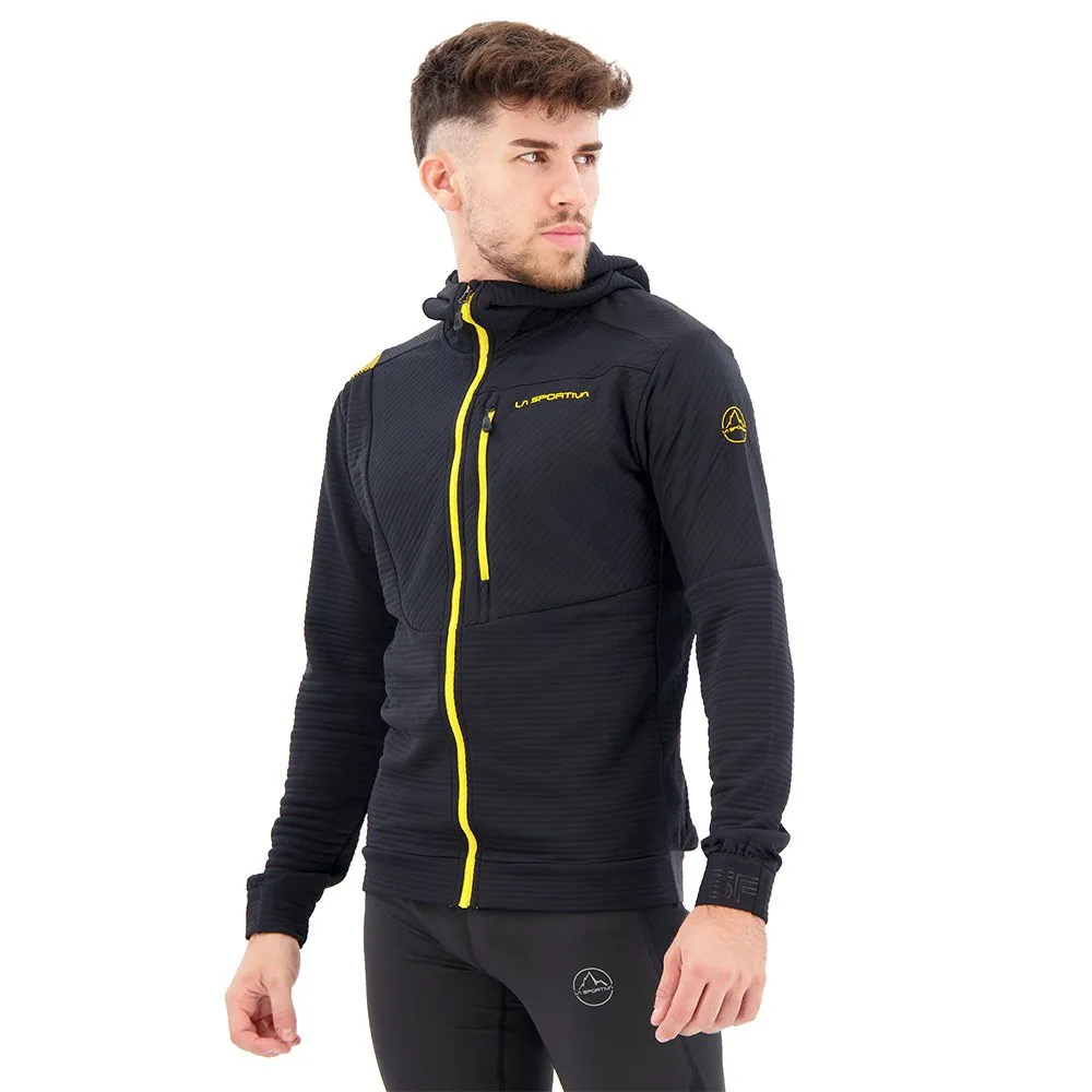 La Sportiva Mood Kapuzenpullover, Black / yellow La Sportiva Mood Kapuzenpullover, Black / yellow
