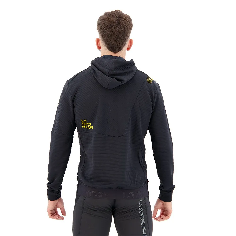 La Sportiva Mood Kapuzenpullover, Black / yellow La Sportiva Mood Kapuzenpullover, Black / yellow