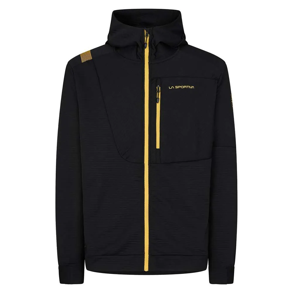 La Sportiva Mood Kapuzenpullover, Black / yellow La Sportiva Mood Kapuzenpullover, Black / yellow
