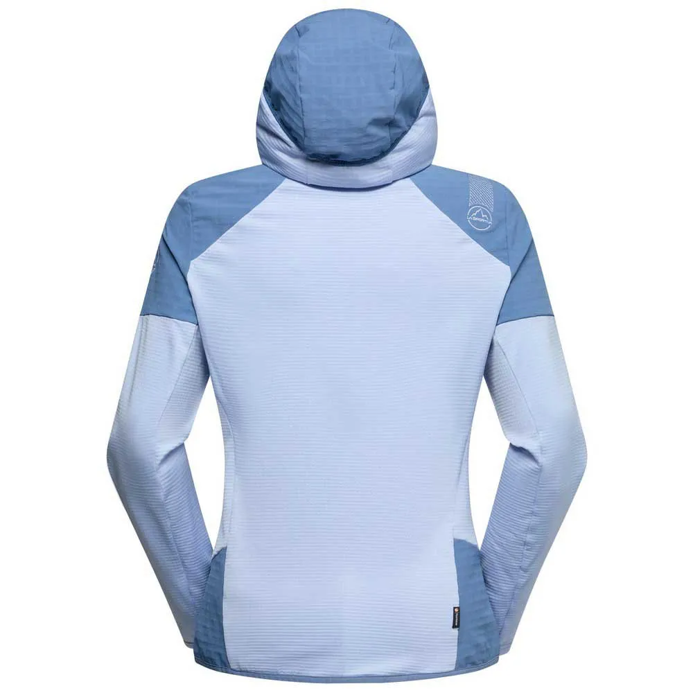 La Sportiva Session Tech Kapuzenfleece, Moonlight / stone-blue La Sportiva Session Tech Kapuzenfleece, Moonlight / stone-blue
