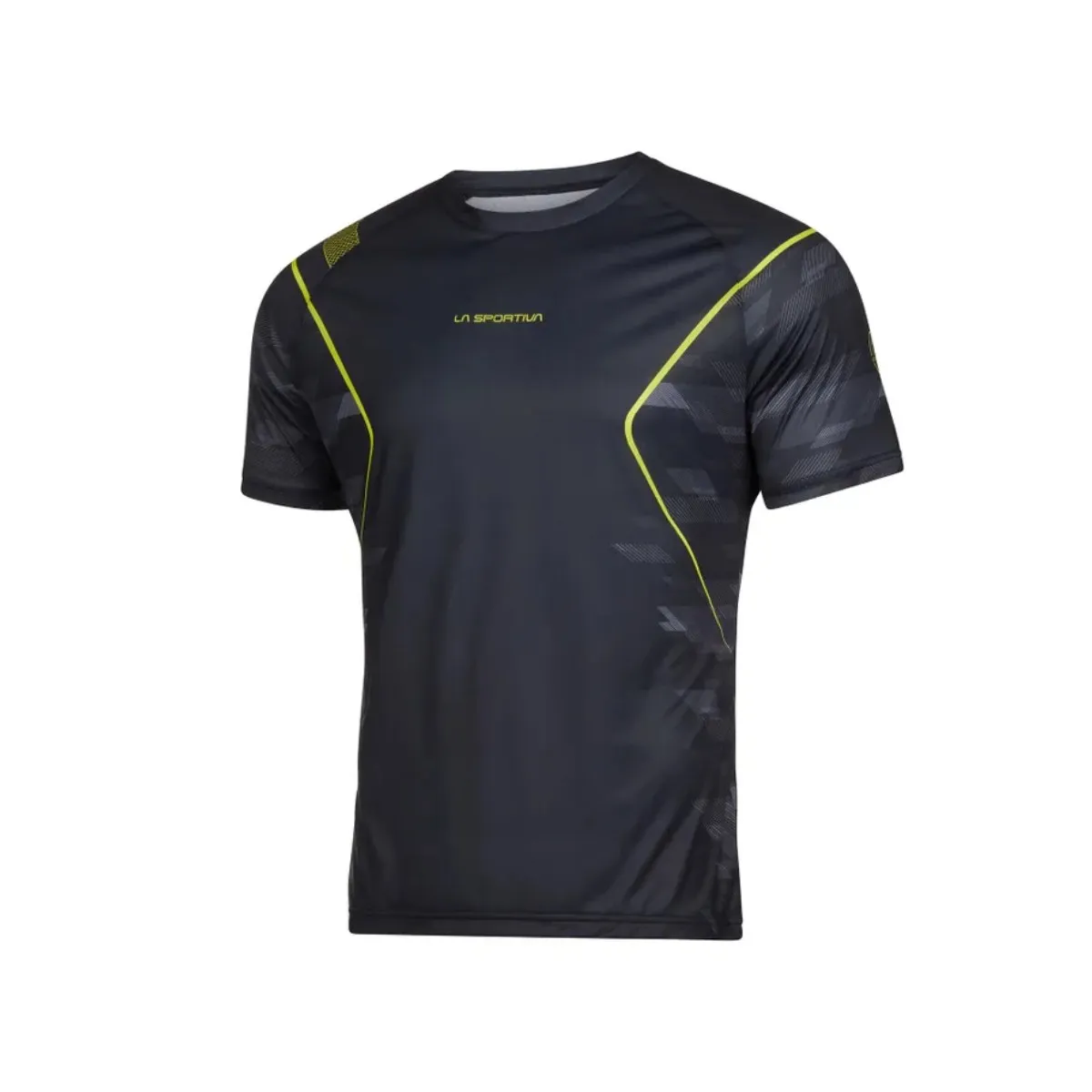 La Sportiva T-Shirt Pacer Kurzarm, Schwarz grün La Sportiva T-Shirt Pacer Kurzarm, Schwarz grün