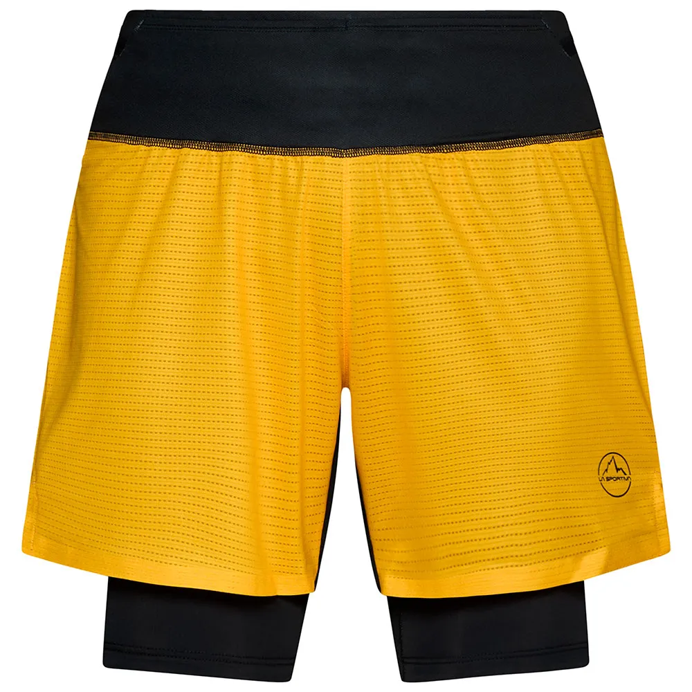 La Sportiva Ultra Distance Kurze Hose, Yellow / black La Sportiva Ultra Distance Kurze Hose, Yellow / black