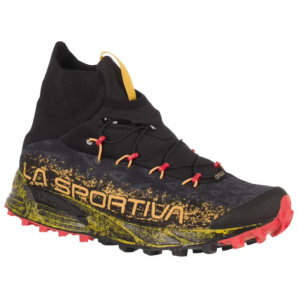 La Sportiva Uragano Goretex Trailrunning-schuhe male, Black / yellow