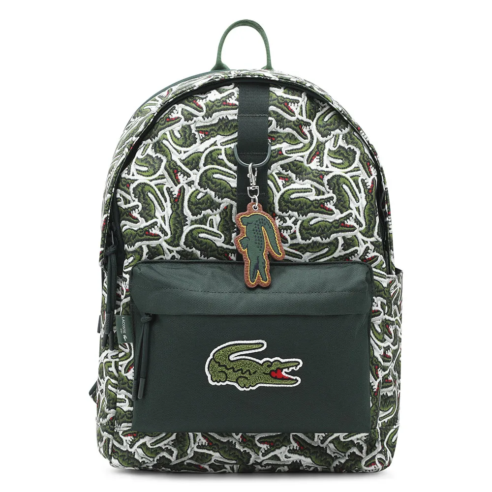 Lacoste Core Print Rucksack, Sinople Lacoste Core Print Rucksack, Sinople