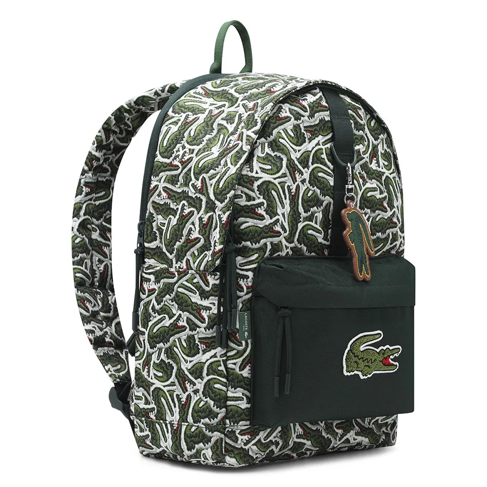 Lacoste Core Print Rucksack, Sinople Lacoste Core Print Rucksack, Sinople