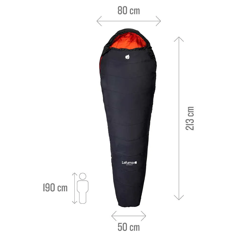 Lafuma Active 0°c Schlafsack, Eclipse blue, Right Zipper Lafuma Active 0°c Schlafsack, Eclipse blue, Right Zipper