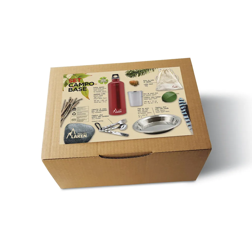 Laken Camp Picknickkorb, Multicolor, One Size
