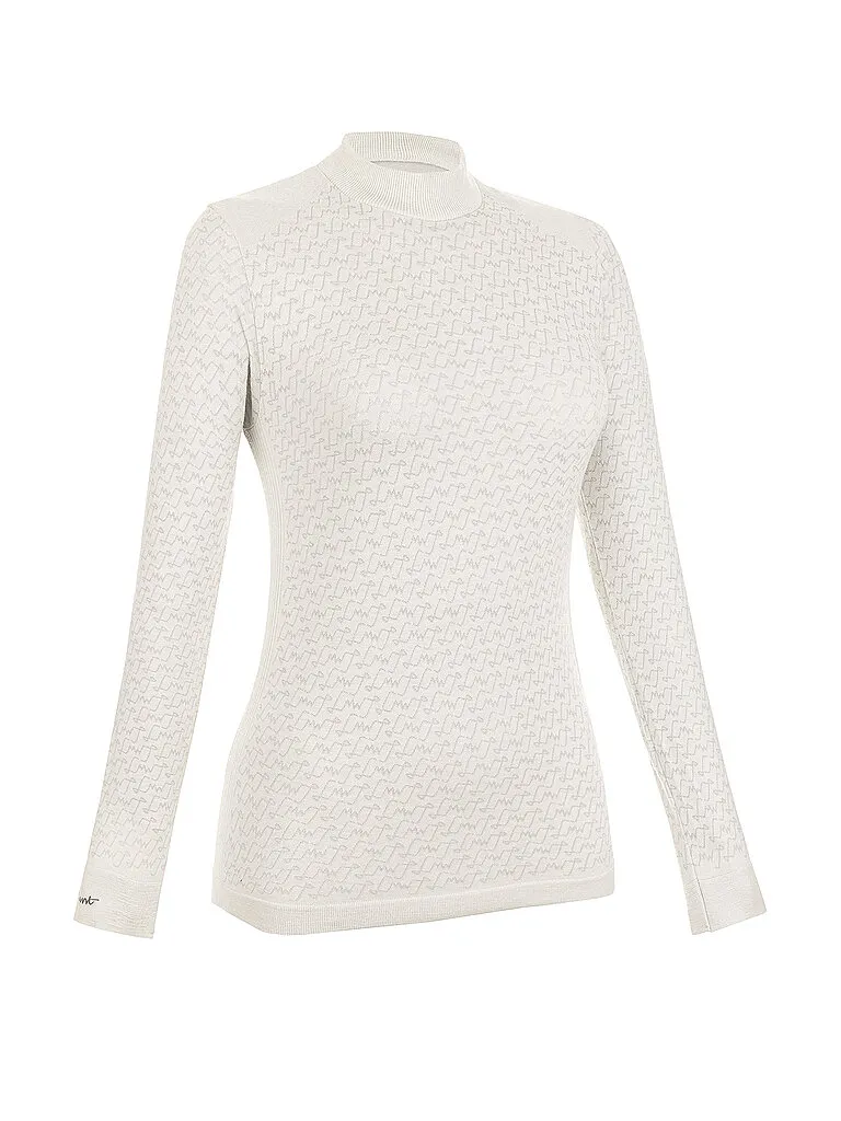 LAMUNT Damen Funktionsshirt Alice Cashmere, Weiss