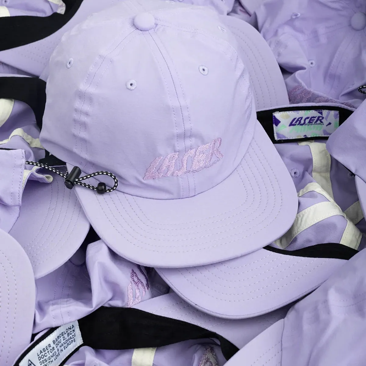 Laser x RODAGIRA 6 Panel Tech Mütze, Lavender Laser x RODAGIRA 6 Panel Tech Mütze, Lavender