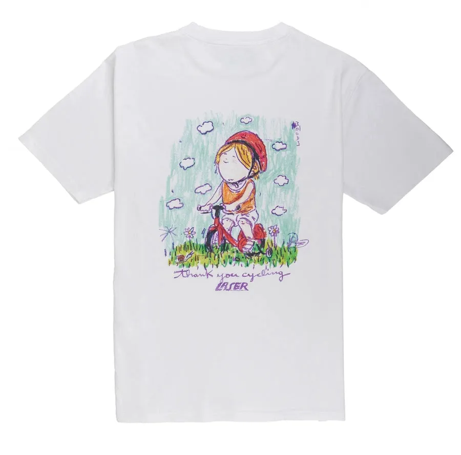 Laser x RODAGIRA Maria Tee, Weiß, XL