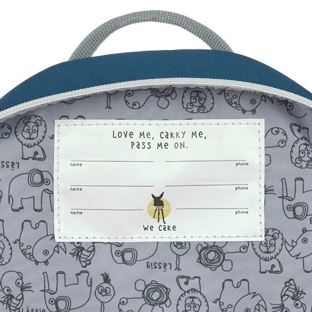 Lassig Kleiner Wal Rucksack, Blue