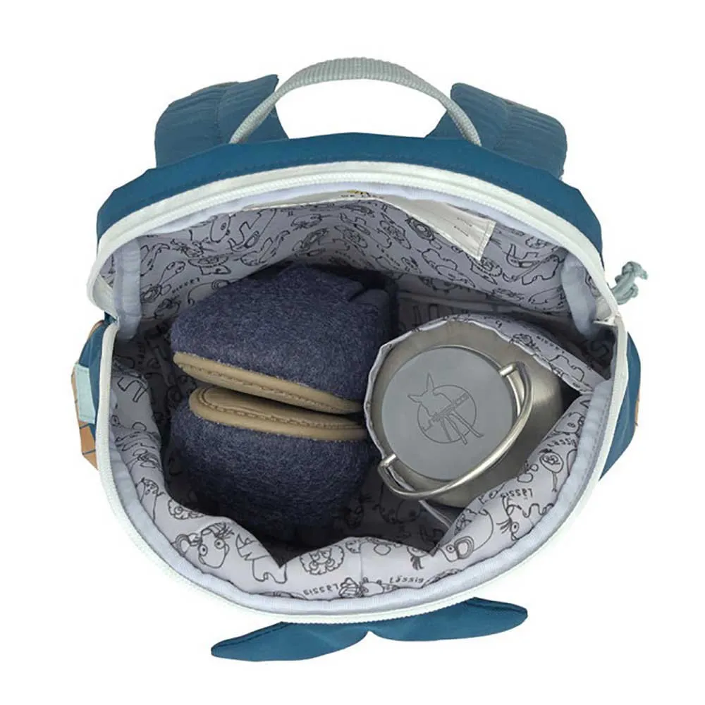 Lassig Kleiner Wal Rucksack, Blue