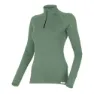 Lasting Laura 6669 Fleece Mit Halbem Reißverschluss, Green