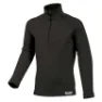 Lasting Soly 9099 Fleece Mit Halbem Reißverschluss, Black, 140cm
