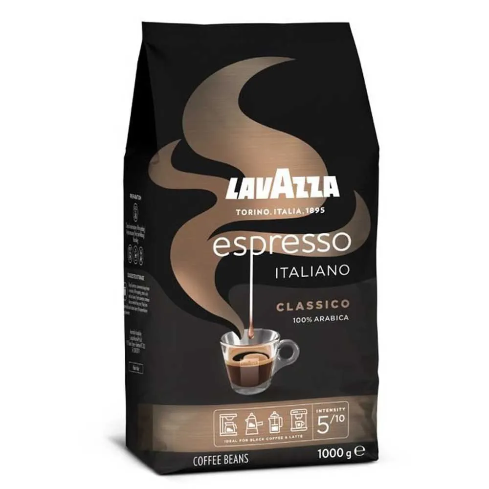Lavazza Espresso Italiano Classico Kaffeebohnen 1kg, Brown, One Size Lavazza Espresso Italiano Classico Kaffeebohnen 1kg, Brown, One Size