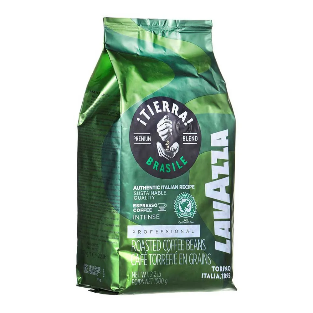 Lavazza Tierra Brasile Espresso Intense Kaffeebohnen 1kg, Brown, One Size