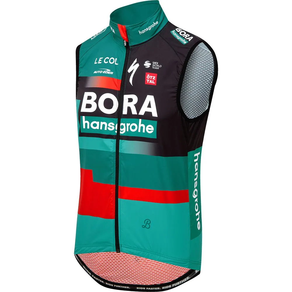 LE COL Bora-hansgrohe Sport Replica 2023 Weste, Black / green LE COL Bora-hansgrohe Sport Replica 2023 Weste, Black / green