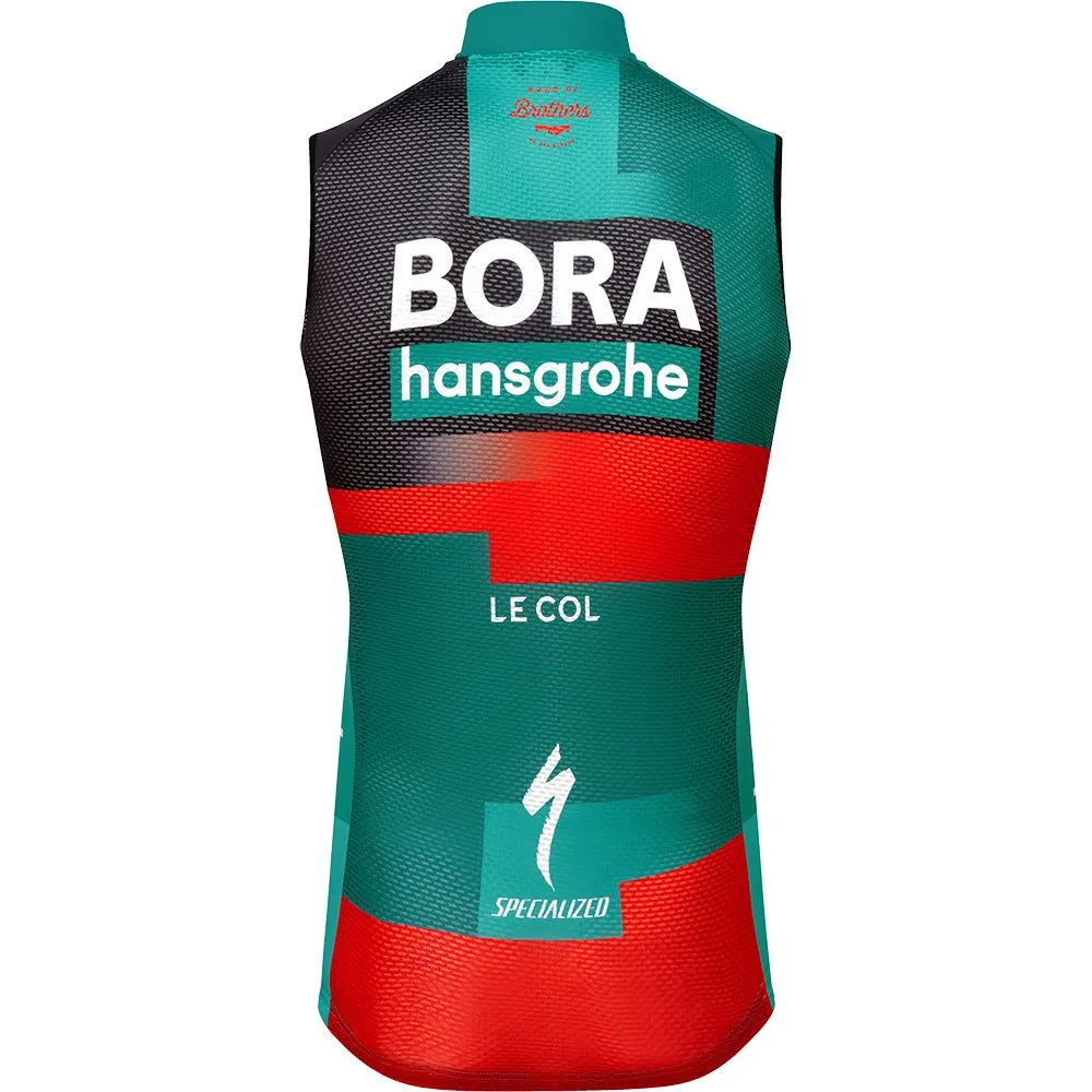 LE COL Bora-hansgrohe Sport Replica 2023 Weste, Black / green LE COL Bora-hansgrohe Sport Replica 2023 Weste, Black / green