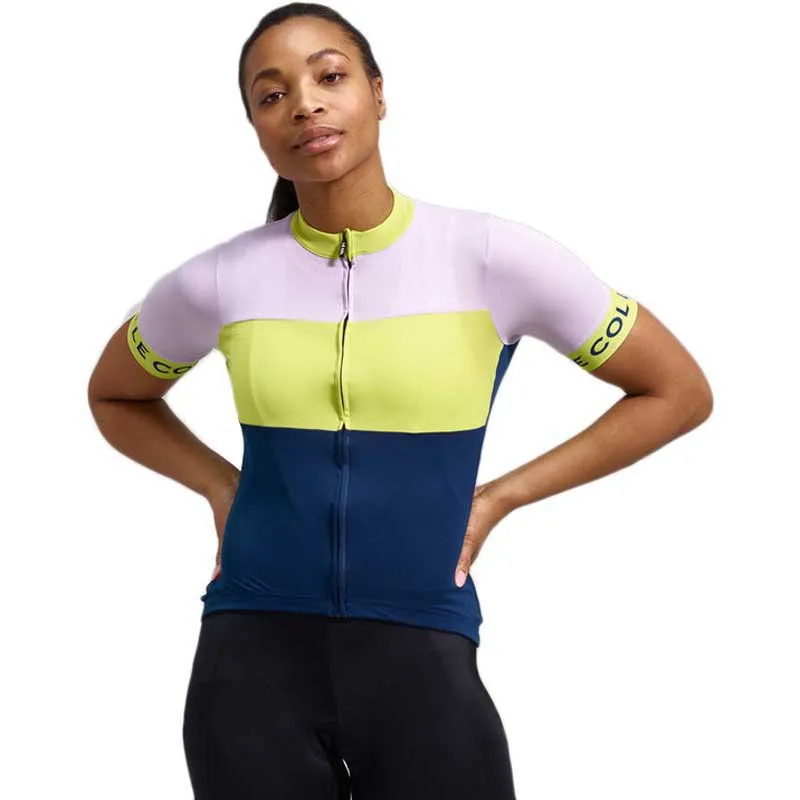 LE COL Sport Kurzarm-radtrikot, Navy / peacock / lilac, XS LE COL Sport Kurzarm-radtrikot, Navy / peacock / lilac, XS