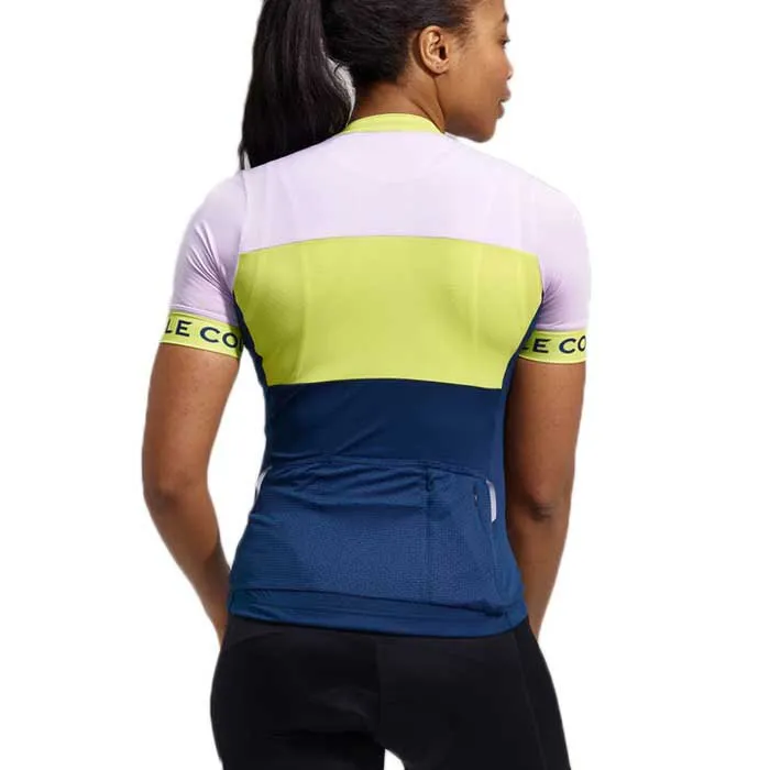 LE COL Sport Kurzarm-radtrikot, Navy / peacock / lilac, XS LE COL Sport Kurzarm-radtrikot, Navy / peacock / lilac, XS
