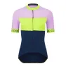 LE COL Sport Kurzarm-radtrikot, Navy / peacock / lilac, XS