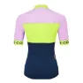 LE COL Sport Kurzarm-radtrikot, Navy / peacock / lilac, XS